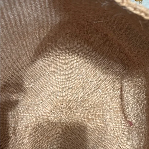 Handcrafted Tan Woven Bag - Picture 6 of 6